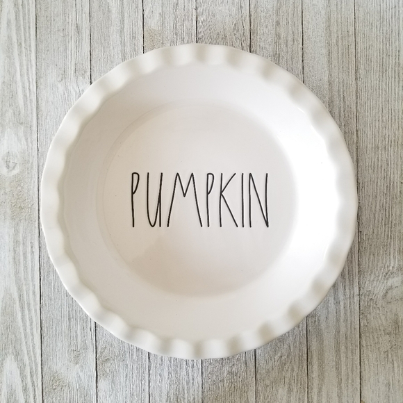 Rae Dunn Other - Rae Dunn PUMPKIN Pie Dish Pan